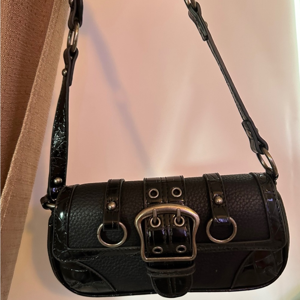 Mini black purse